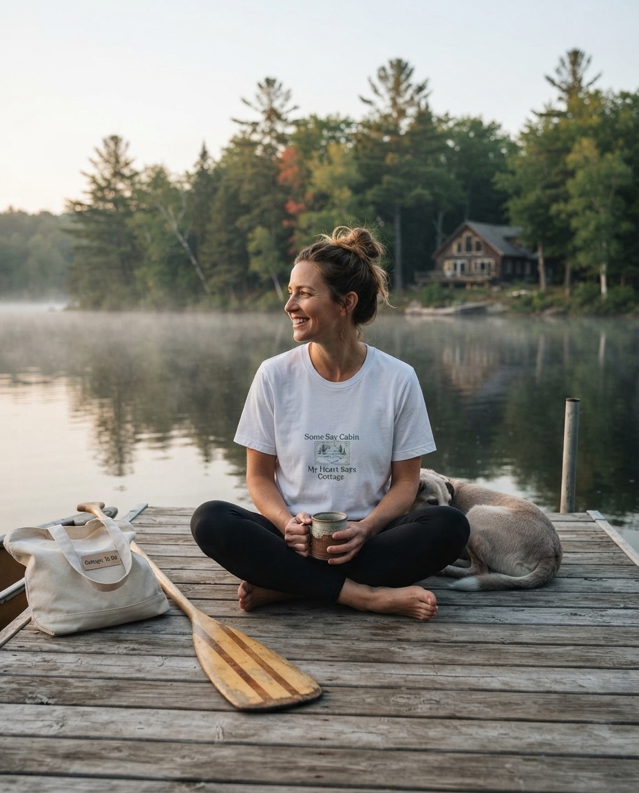 Some Say CabinMy Heart Says Cottage in a lifestyle setting