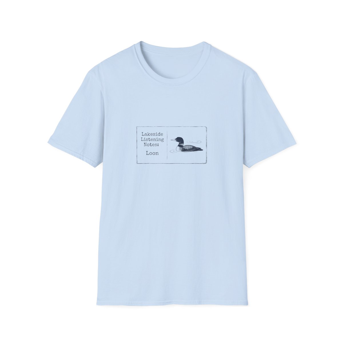 Lakeside Listening Notes:
Loon on Light Blue